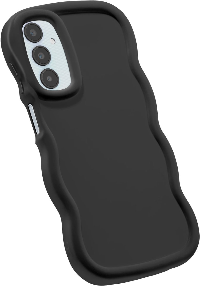 Avizar Candy Hoesje Geschikt voor Samsung Galaxy A25 5G Schokbestendig, Zwart