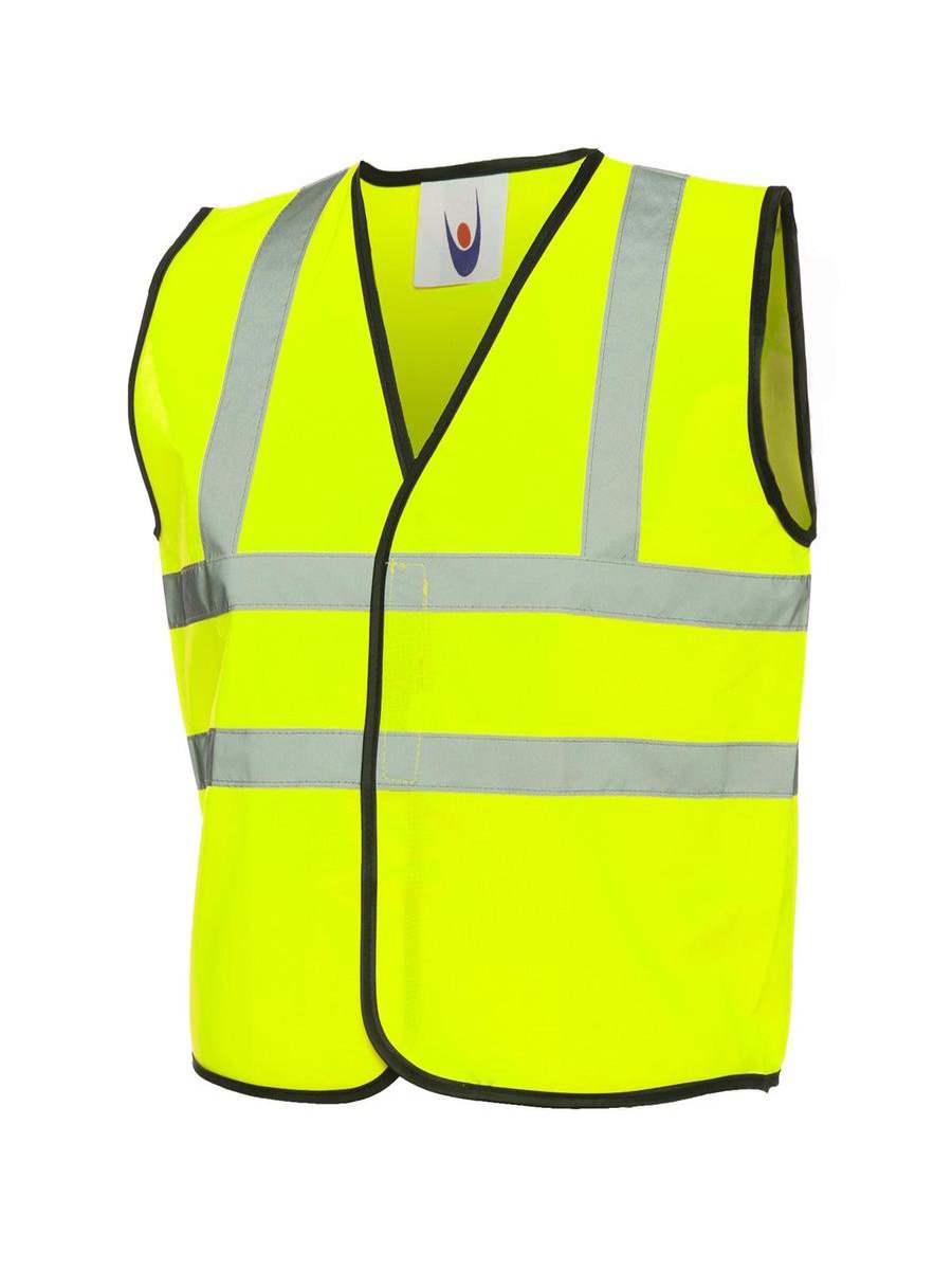 Veiligheidsvest - Reflecterend - Kind - Geel - 10 tot 12 jaar