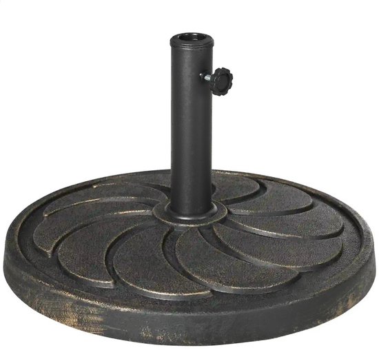 Parasolvoeten – Voet Parasol – Tuin – Zwart – Ø53 x 33H cm