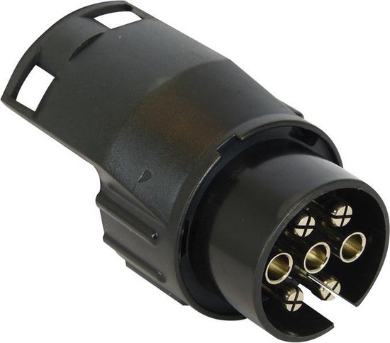Adaptateur Prise Remorque 7 Vers 13 Broches - Connecteur Européen 12V Pour Voiture, Caravane, Attelage