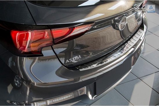 Foto: Avisa rvs achterbumperprotector passend voor opel astra k hb 5 deurs 2015 ribs 