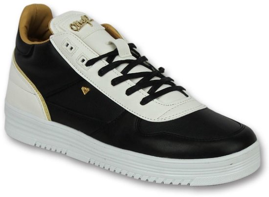 Schoenen Heren Online - Mannen Sneaker Luxury Black White - CMS72 ...