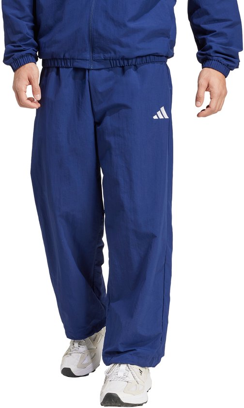 adidas Sportswear Essential Small Logo Woven Open Hem Broek - Heren - Blauw- L