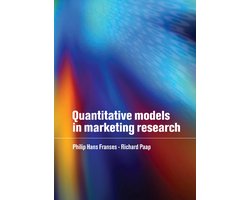 Quantitative Models in Marketing Research