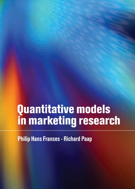 Quantitative Models in Marketing Research - cover