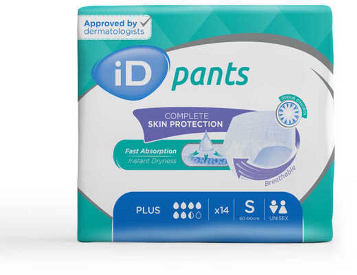 ID Pants Plus Small - 1 pak van 14 stuks