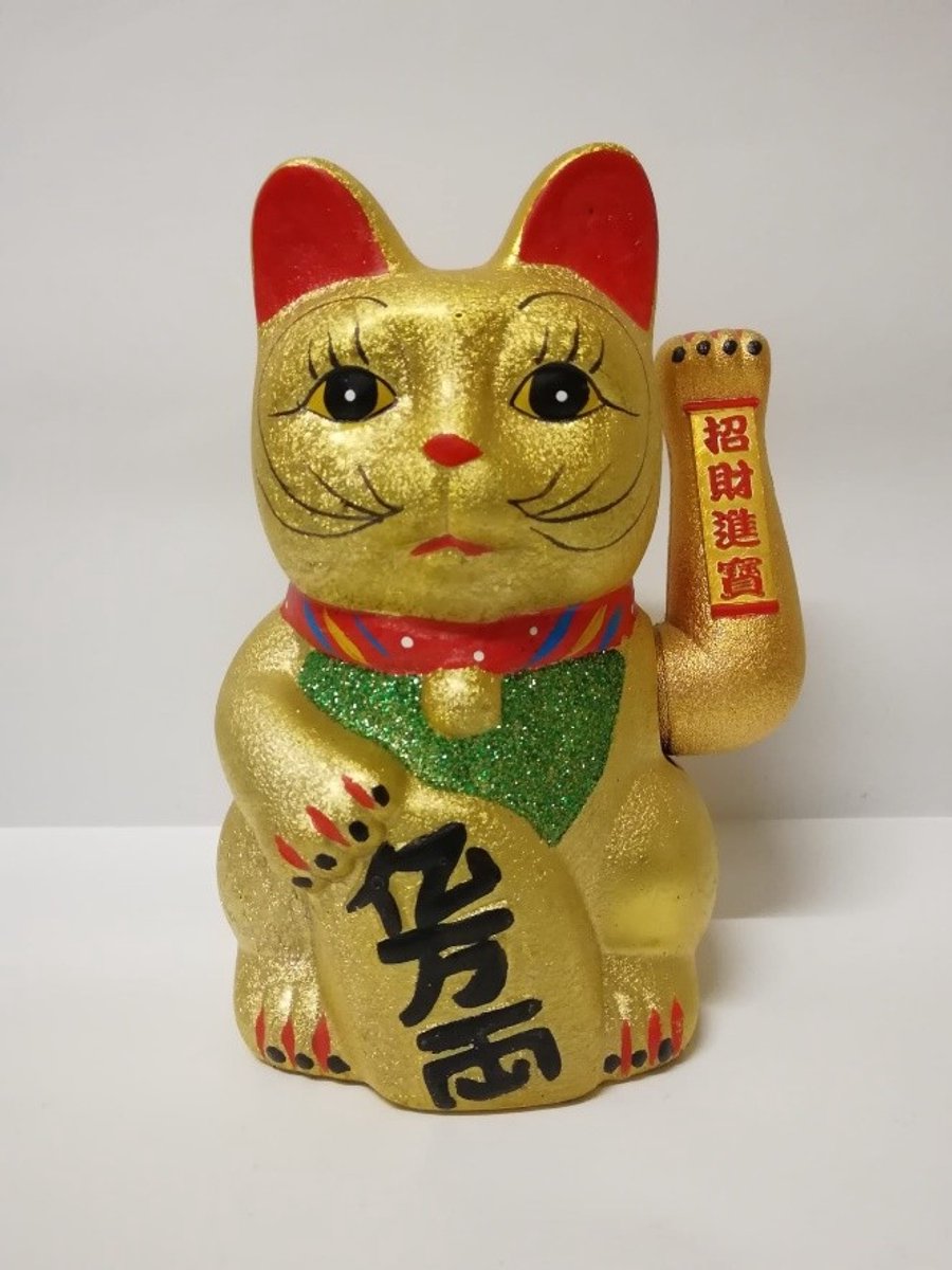 chinese kat bewegende poot