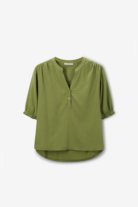 Sissy-Boy - Groen T-shirt met pofmouwen