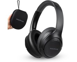 Norva P70 - Draadloze Noise Cancelling Koptelefoon - Bluetooth 5.3 Headphones - Over-ear Hoofdtelefoon - Met Microfoon en Opbergcase - 60u Batterij - Zwart