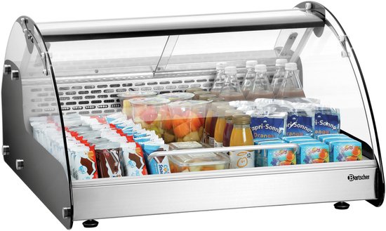 Bartscher Koelvitrine - Tafelmodel - 118L - 1°C-10°C - Statisch - 700x880x410mm