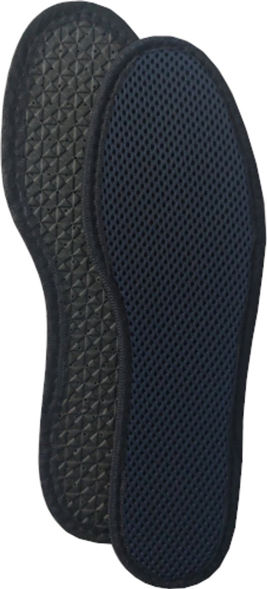 Ronilux All Seasons Deo Inlegzool - Latex Schuim - Actieve Kool - Tegen Voetengeur - Voor Droge en Frisse Voeten - Maat 44/45