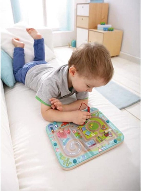 Haba Magneetspel Peuterspeelgoed Stadslabyrint