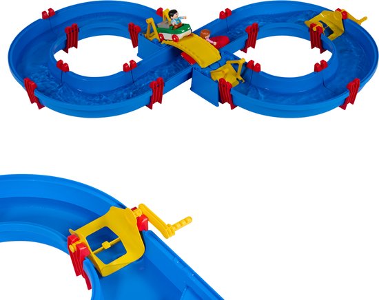Fits4Kids Waterbaan 50-delig – 44 x 88 cm – Waterspeelgoed voor buiten – Inclusief Bootjes – Vanaf 3 Jaar