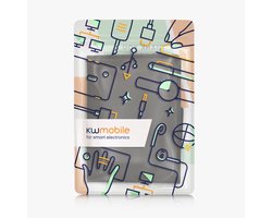 kwmobile heteluchtfriteuse beschermhoes geschikt voor Ninja Air Fryer MAX (5,2L) - Kunststof hoes voor friteuse in donkergrijs