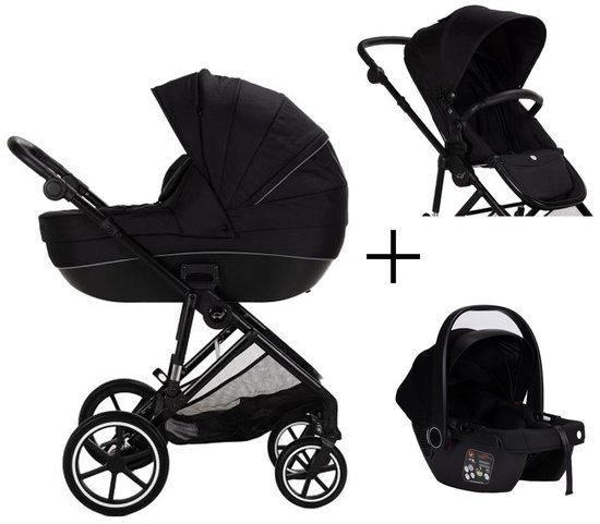 Puck Carl Kinderwagen 3-in-1 - Zwart - Puck - €449,00
