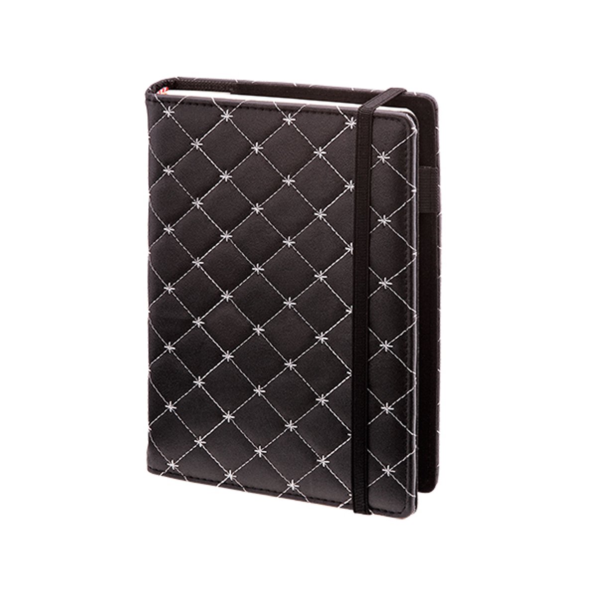 Paris premium zwarte agenda met uitneembaar inlegvel 13x19cm met kalender