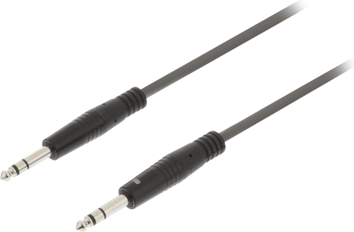 Sweex 6,35mm Jack stereo audio kabel - 5 meter