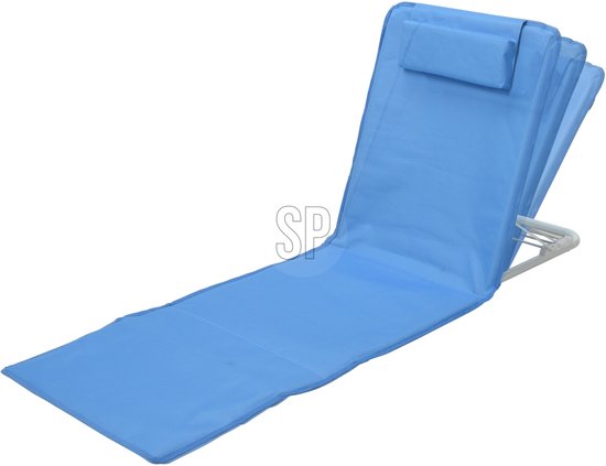 Probeach-Strandmat-met rugleuning-makkelijk draagbaar-diverse kleuren van Probeach — afbeelding 3