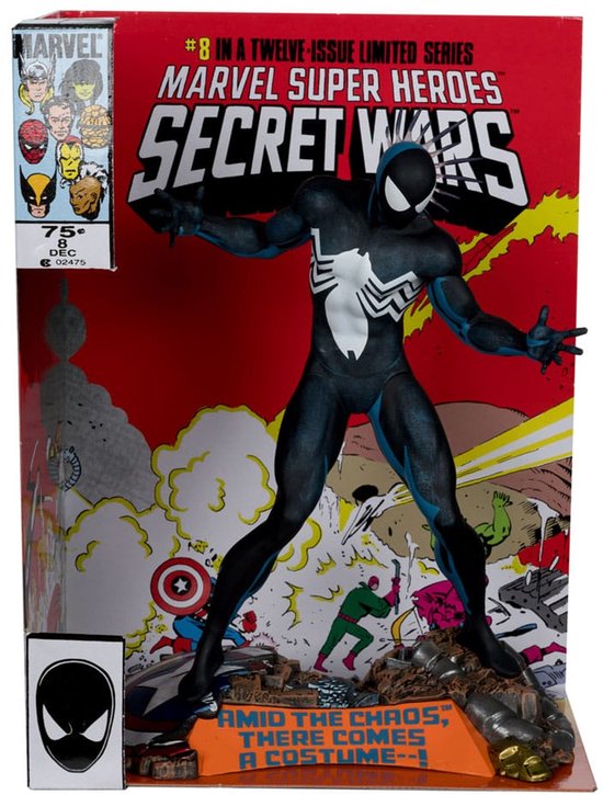 McFarlane Toys Marvel Collection PVC Statue 1/6 Spider-Man (Marvel Super Heroes Secret Wars #8) 27 cm Beeld