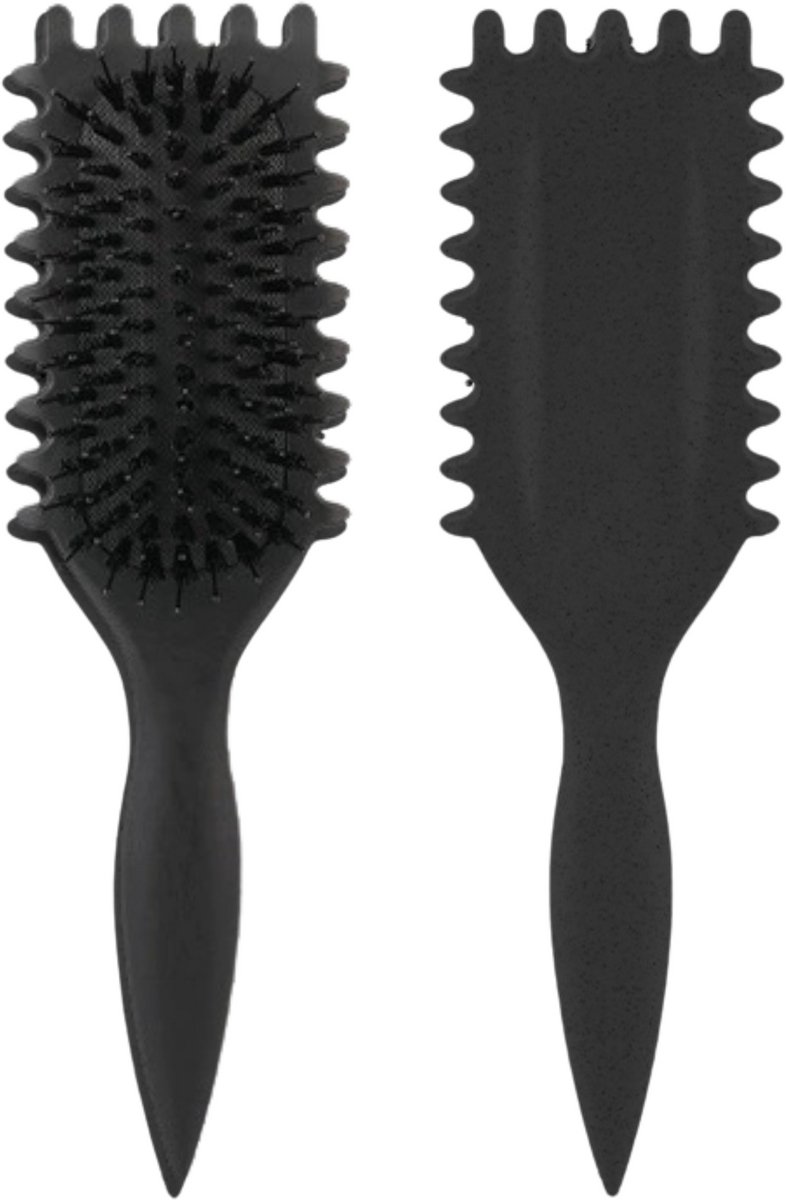 Joya Beauty® Defining Curl Brush | Krullenborstel | Borstel Voor Krullend Haar | Define Brush | Haarborstel | Krullen Styling | Curl Brush | Krullen Kam | Zwart