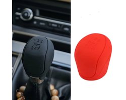Actie4you® - Siliconen Pook Hoes - Pook Cover - Versnellingspook Beschermer - Autopook Cover - Met Anti Slip - Rekbaar – Rood