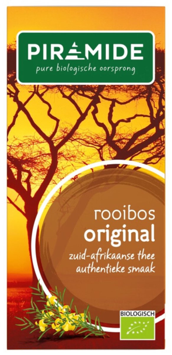 Piramide Biologische Theezakjes Rooibos - 20 stuks