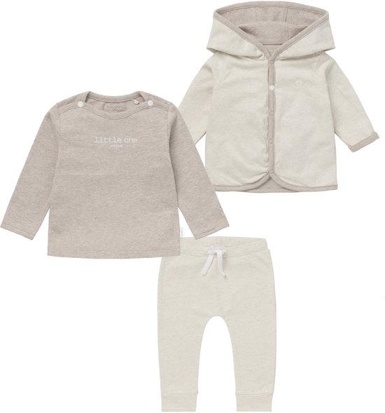 Noppies - ensemble de vêtements - 5 pièces - cardigan Bonny - pantalon Melissa Oatmeal - chemise Hester - 2 paires de chaussettes Kai - Taille 56