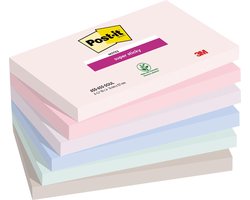Memoblok 3M Post-it 655-6SS Super Sticky 76x127mm SOUL 6 stuks
