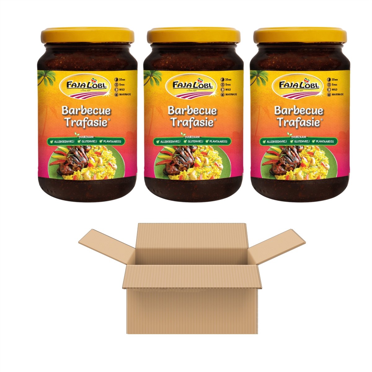 Multipak Faja Lobi Barbecue Trafasie (3x360ml)