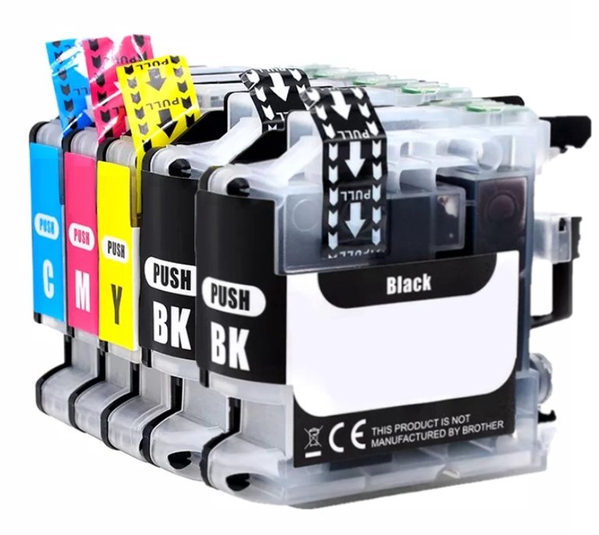 Huismerk geschikt voor Brother LC-123 XL inktcartridges + Extra Zwart - DCP/MFC - J552DW - J4110DW - J4410DW - J4610DW - J6720DW - J6920DW