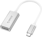 Orico USB-C naar DP adapter 4K Ultra HD @60Hz - Aluminium - Zilver