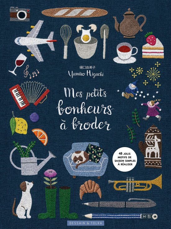 Mes petits bonheurs à broder - cover