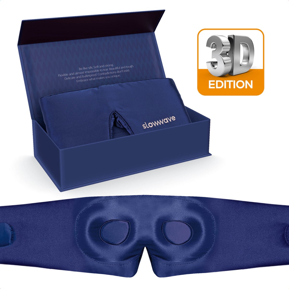 Slowwave Premium Silk Sleep Mask 3D Edition