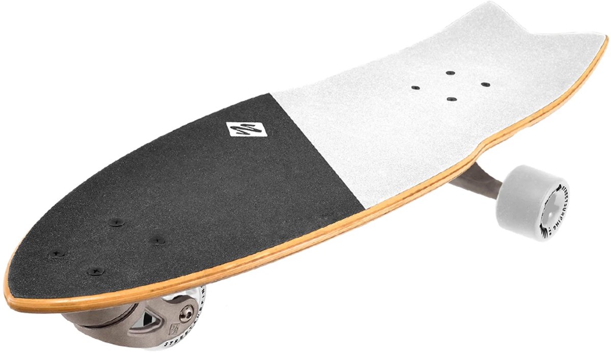 Street Surfing - 30 Surfskate Shark Attack Koa - Wit - 76cm