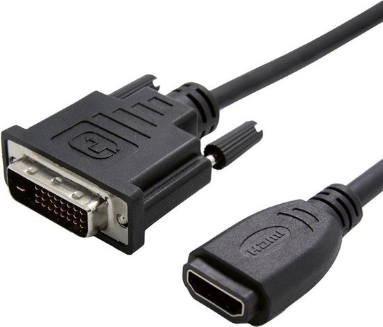 Adaptateur HDMI-DVI de valeur, HDMI femelle / DVI-D mâle | bol