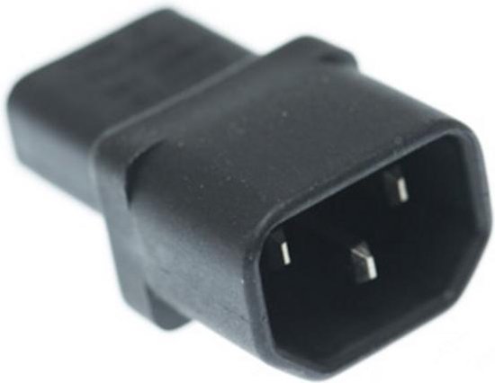 Eandt Powercables C13 C14 Voeding Adapter Zwart