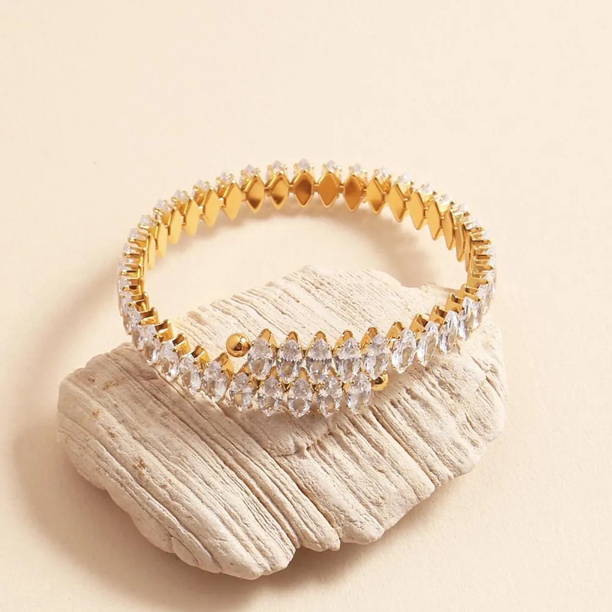 Armband Si Amor Sieraden BW1760-G Roestvrij Staal Kleur Goud