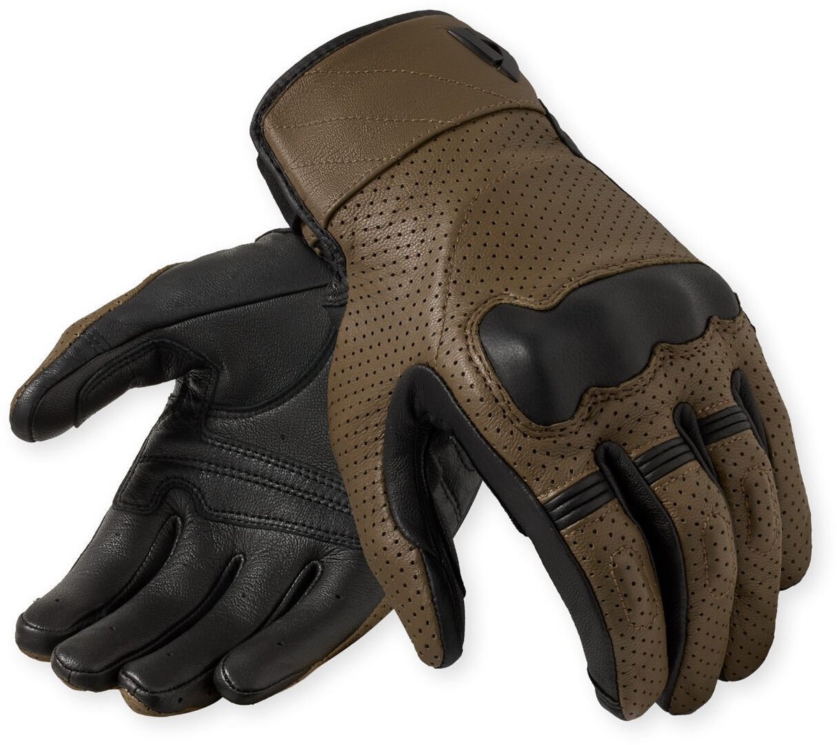 REV’IT! New Heights Bruin Zwart Handschoenen - Maat XXXL - Handschoen