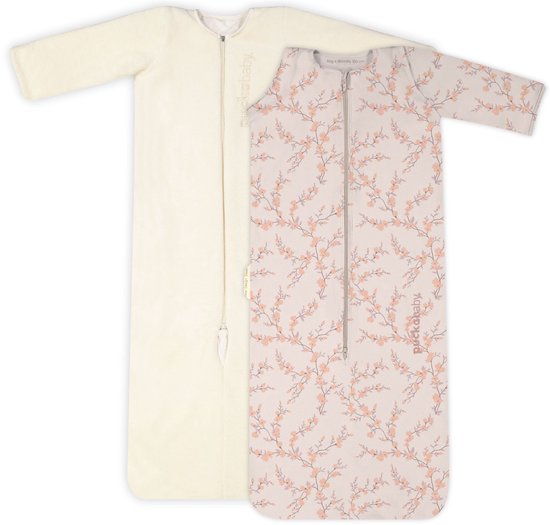 Puckababy Slaapzak 4 Seizoenen Baby - Zomerslaapzak en Winterslaapzak (6m-2,5j) - TOG 0.25 tot TOG 2.5 - Blossom