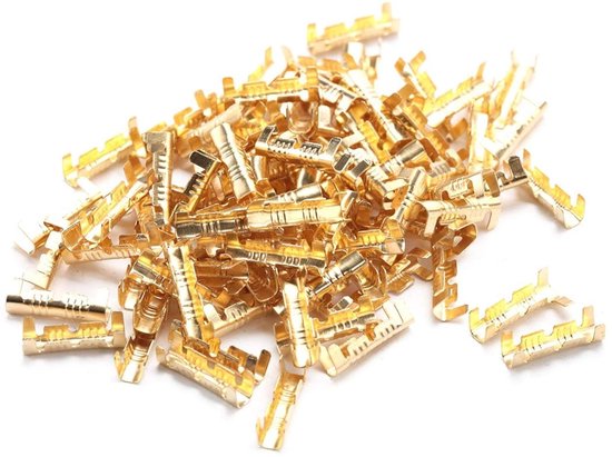 10/25/50/100 stks Koper Lug Ring Draad Connector Kabel Elektrische Crimp Terminal SC6-6 SC6-8 SC10-6 SC10-8 SC16-6 SC16-8 SC25-6 (Color : SC16-6, Size : 100pcs