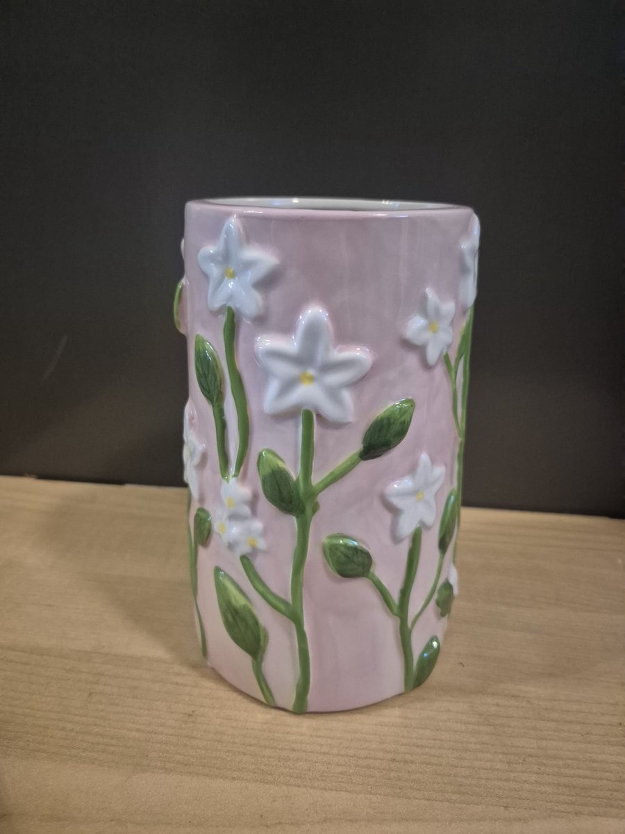 Daan-Kromhout Flair dreamy light pink vase- bloemen-daan kromhout roze