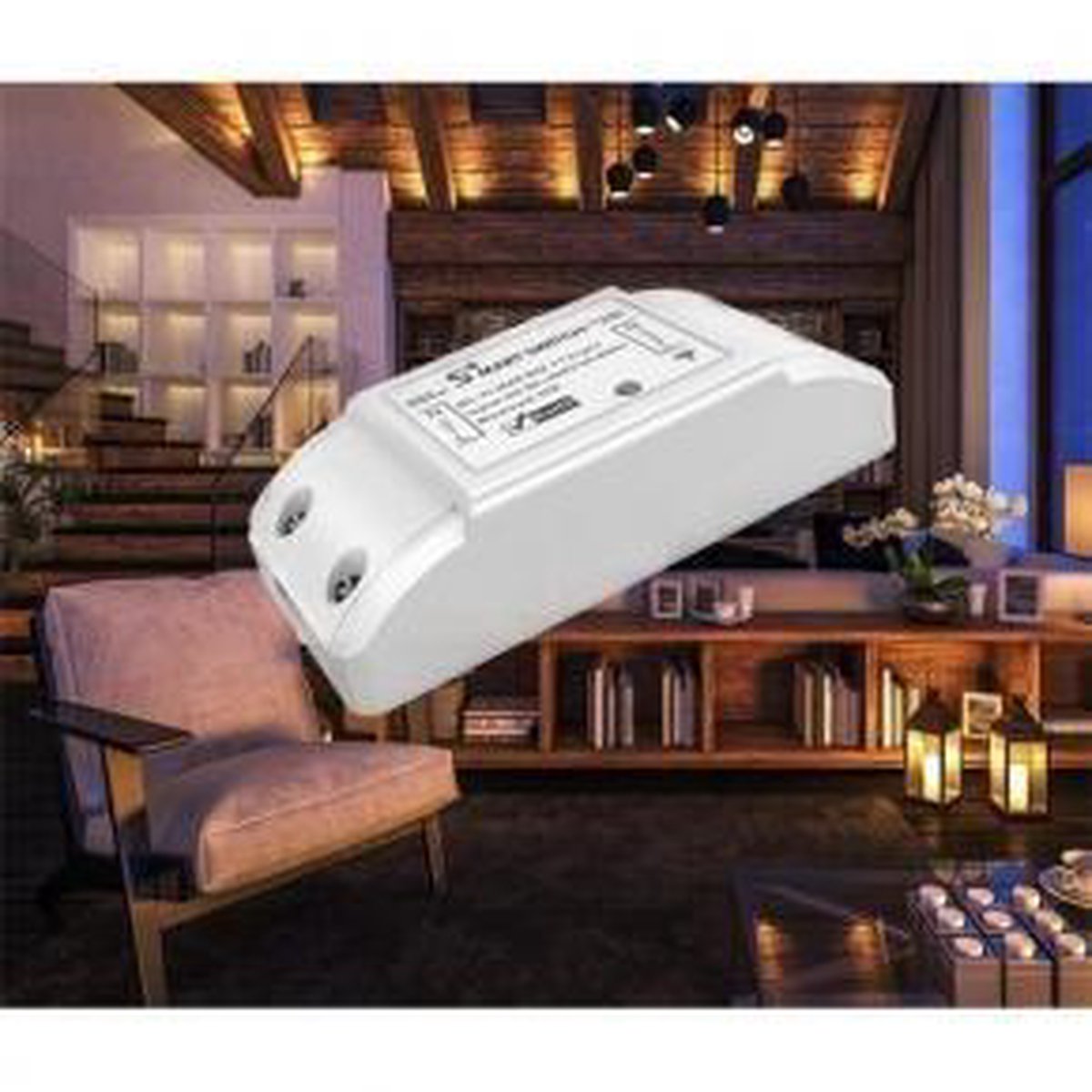 WOOX R4967 Smart WiFi switch powered by TUYA, 10A, 2300W, 100-240VAC  50-60Hz, Wi-Fi