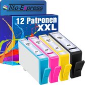 PlatinumSerie 12x inkt cartridge alternatief voor HP 364XL 364 XL