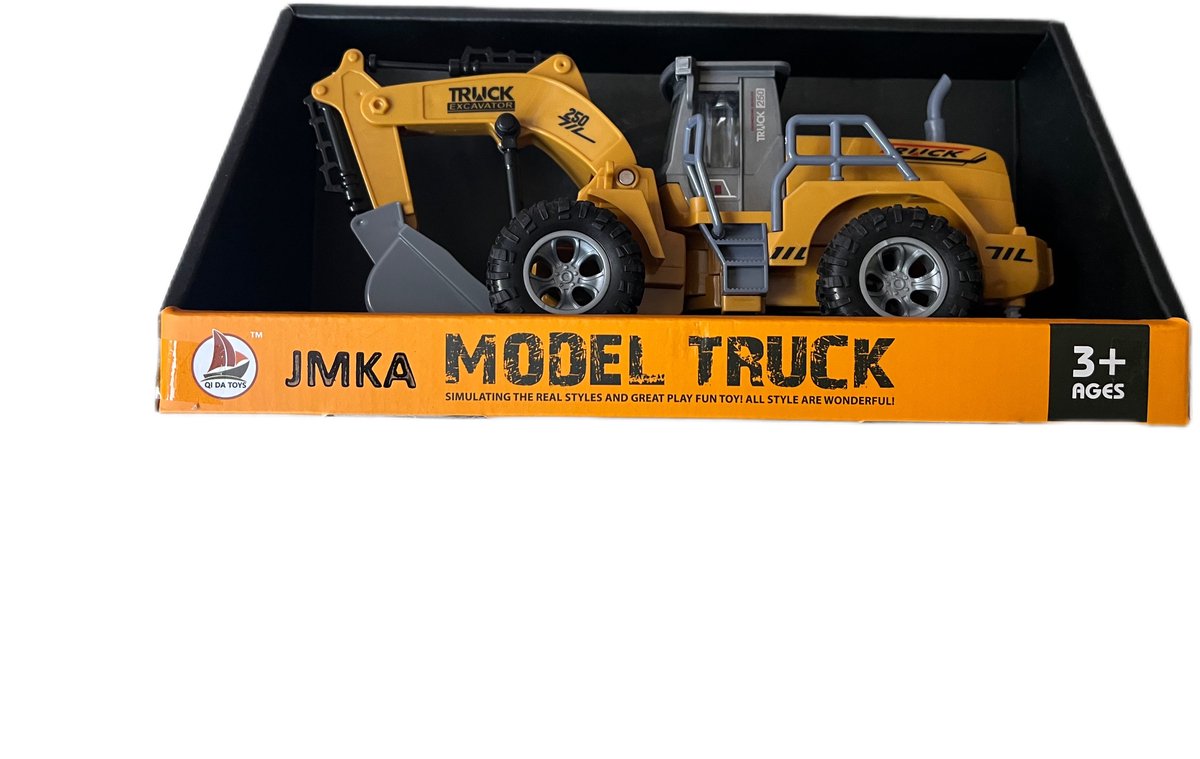 JMKA graafmachine speelgoed- graafmachine- tractor speelgoed- tractor- bulldozer speelgoed — afbeelding 2