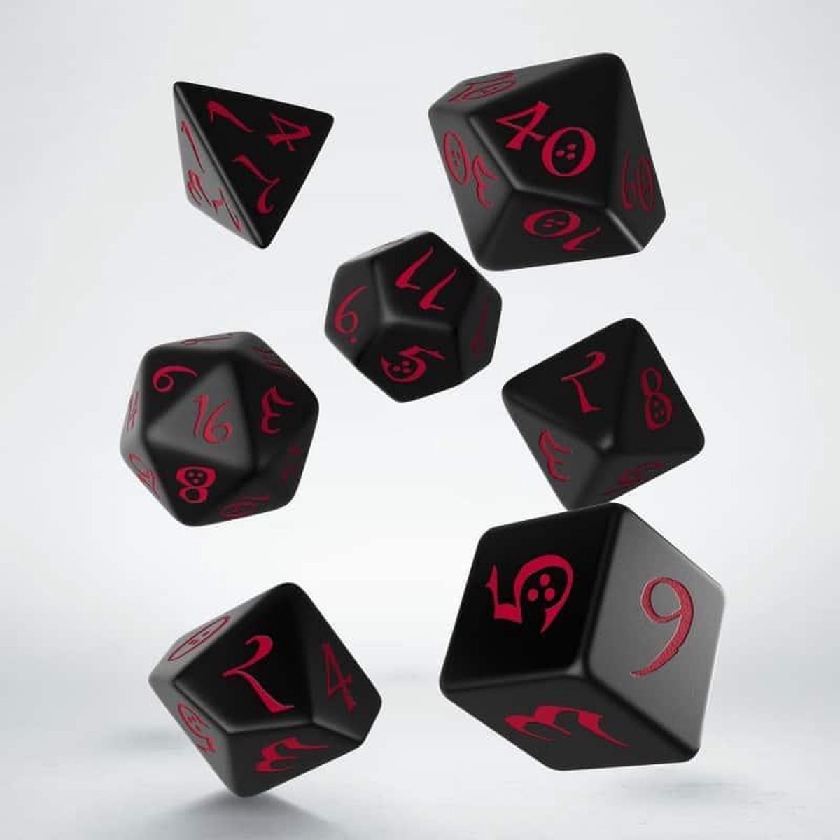 Polydice Set Q-Workshop Classic Black Red