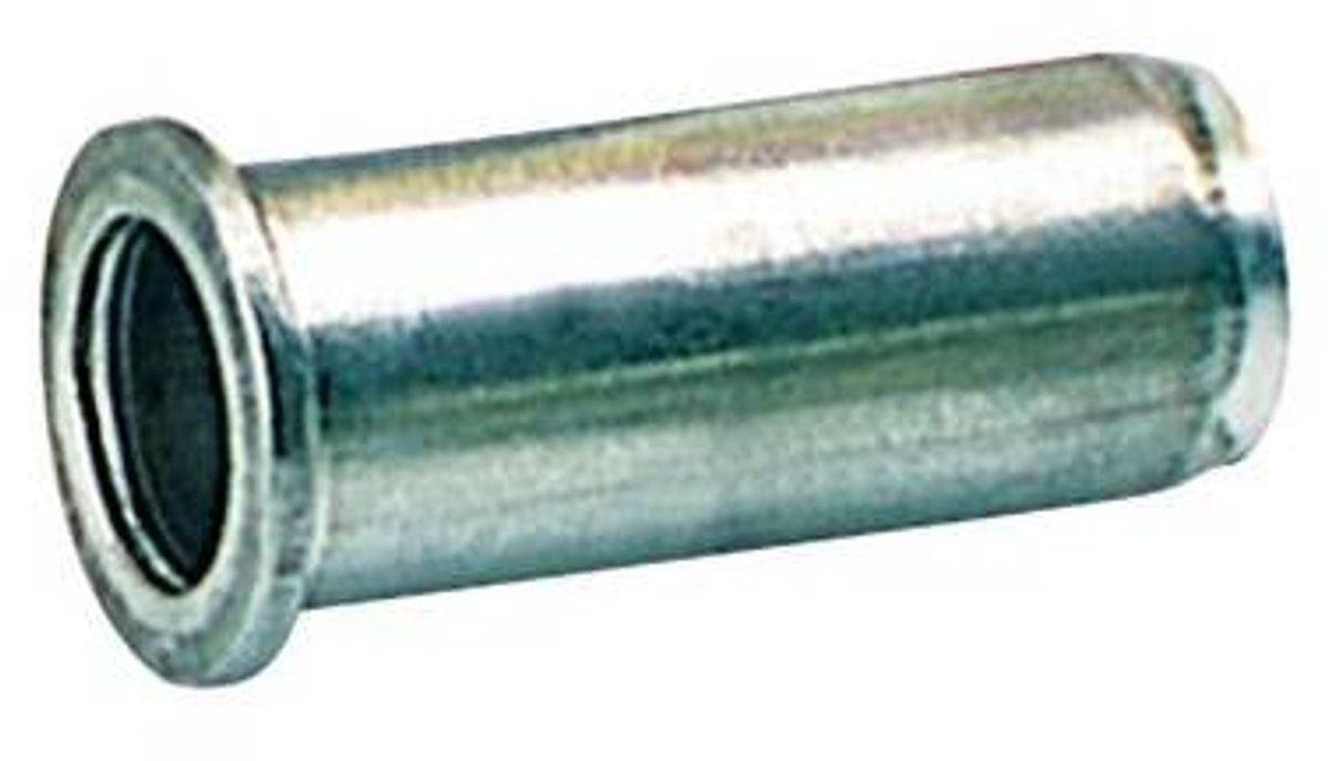 GESIPA Blindklinkmoer klinknagelstift d x l 6 x 11 mm M4 platte ronde kop staal - 1433703