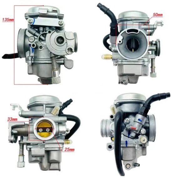 Geschikt voor Motorfietscarburateur CBF125 Geschikt voor Honda CBF CB GL Geschikt voor Titan Series CBF150 CBF180 CB150 GL150 25mm 27mm 29mm Off-road voertuigcarburateur (27mm) van NIBBI — afbeelding 3