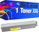 PlatinumSerie® toner XXL yellow alternatief voor Oki C830 C810