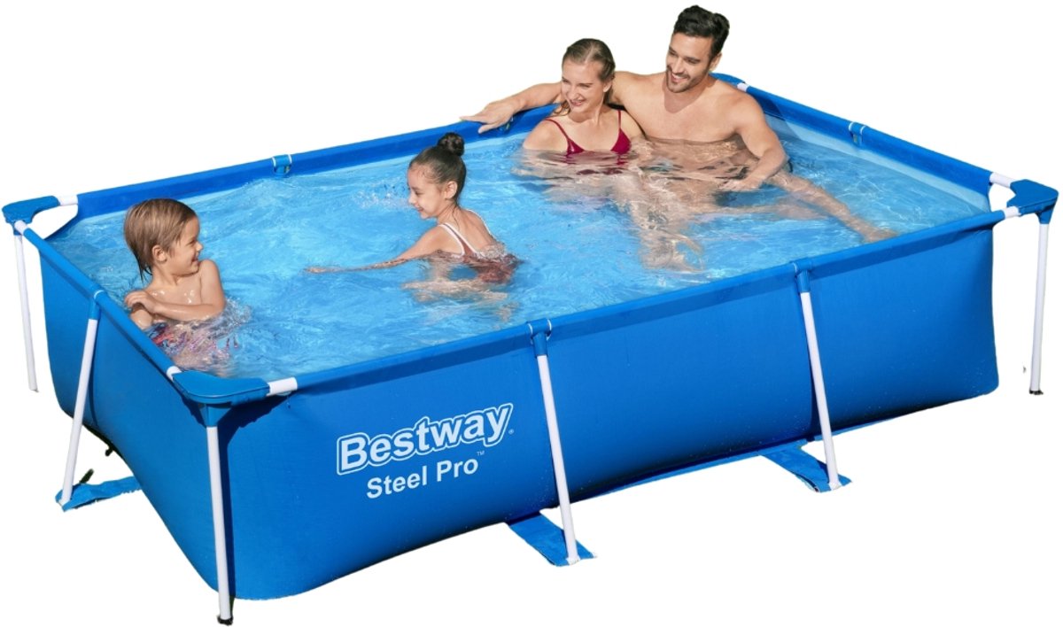 Bestway – Steel Pro – Opzetzwembad – 259 x 170 x 61 cm Bestway – Steel Pro – Opzetzwembad – 259 x 170 x 61 cm