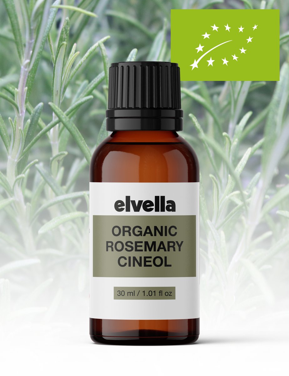 Biologische Rozemarijn olie (cineol) - 30 ml - Marokko - Rosmarinus Officinalis - Etherische olie